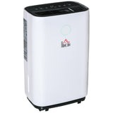 easycomfort deumidificatore da 25l 3 modalita e 2 velocita timer 24h design silenzioso 33.5x23x57cm bianco