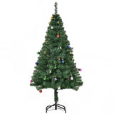 easycomfort easycomfort albero di natale 150cm con 420 rami in pvc ignifughi albero di natale con decorazioni e rami folti verde