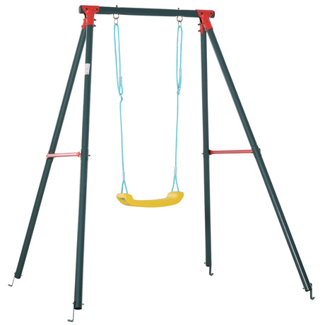 immagine-1-easycomfort-easycomfort-altalena-da-giardino-per-bambini-3-8-anni-con-altezza-regolabile-in-metallo-e-pe-155x160x180cm-multicolore