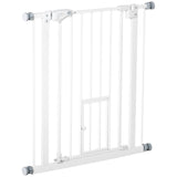 easycomfort easycomfort cancellino per cani con porta piccola montaggio a pressione e chiusura automatica 74 80x76 2cm bianco