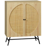 immagine-1-easycomfort-easycomfort-credenza-in-stile-boho-con-2-ante-in-legno-e-rattan-80x39x101-8cm-naturale