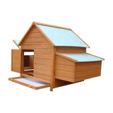 easycomfort easycomfort gabbia per galline in legno con tetto impermeabile pollaio prefabbricato da esterno 160x98 5x107cm