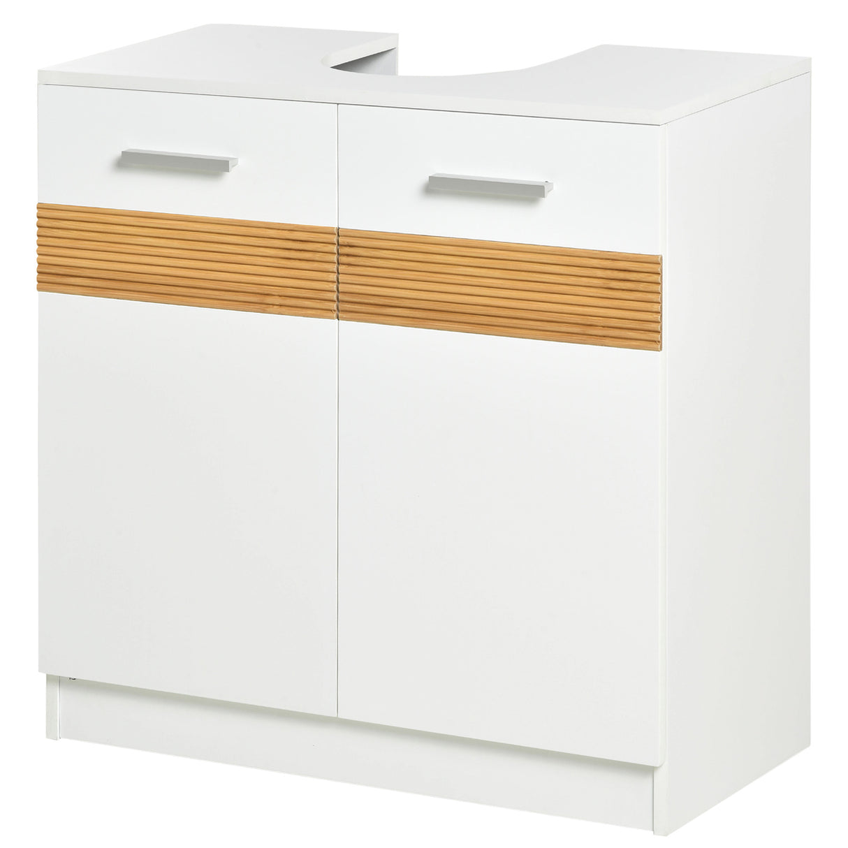easycomfort easycomfort mobile sotto lavabo bagno mobiletto bagno sottolavandino con antine in legno 60x30x60 5cm bianco