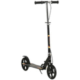 easycomfort easycomfort monopattino per bambini 7 14 anni con manubrio regolabile su 3 altezze 86x35x9398103 cm nero