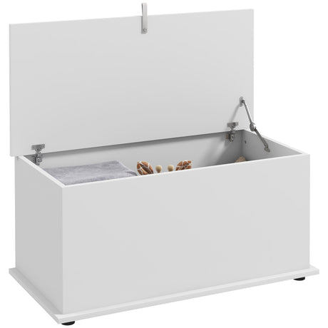 easycomfort easycomfort panca contenitore multiuso in legno per camera e ingresso 80x40x40 cm bianco