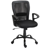 easycomfort easycomfort sedia da ufficio con altezza regolabile e tessuto a rete seduta girevole e inclinazione nero