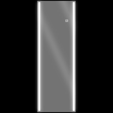 easycomfort easycomfort specchio da parete rettangolare con luci led regolabili e interruttore touch 40x120cm