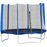 easycomfort easycomfort trampolino elastico esterni con rete di sicurezza e pali imbottiti per adulti e bambini 244x244x205cm