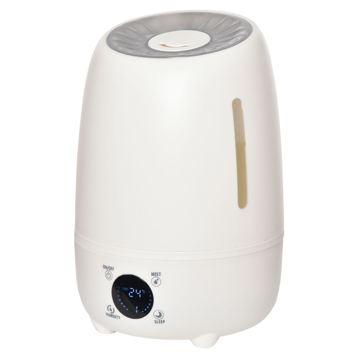 easycomfort umidificatore ultrasuoni da 4.8l per ambienti fino a 40 3 modalita di vaporizzazione 8 12 ore di durata display a led bianco
