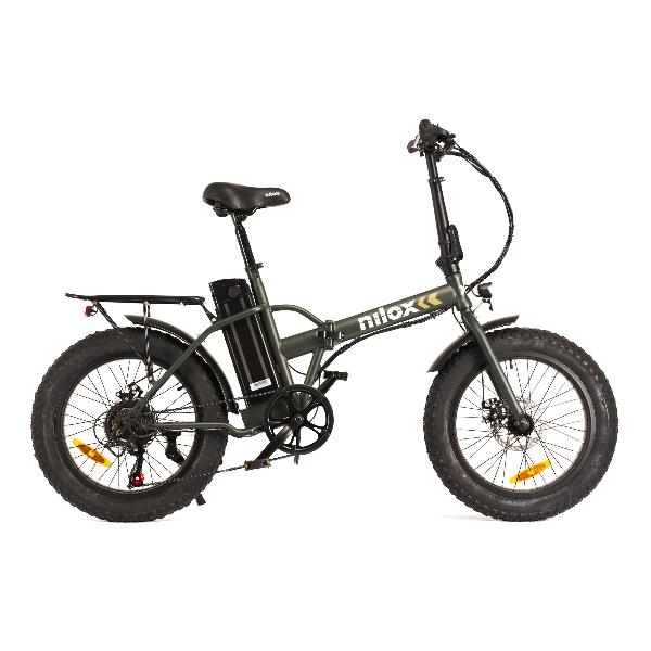 electric bike nilox x8 plus 30nxeb20v002v3 gomme fat da 20x4 batteria removibile da 36 v 13 ah 468 wh cambio shimano a 7 velocita motore brushless high speed da 36v   250w 38555