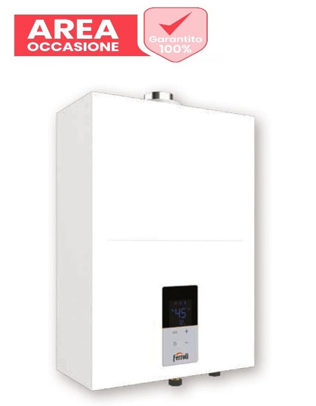 ferroli area occasione 3092 scaldabagno a camera stagna ferroli kona 12 litri metano con kit fumi