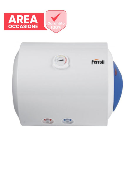 ferroli area occasioni 2758 scaldabagno elettrico ferroli calypso 100 ho orizzontale 100 litri