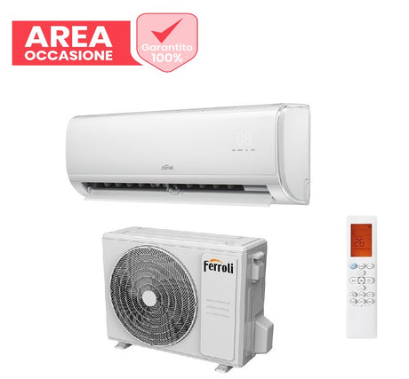 ferroli area occasioni climatizzatore condizionatore inverter ferroli giada s 12000 btu wi fi integrato alexa e google home