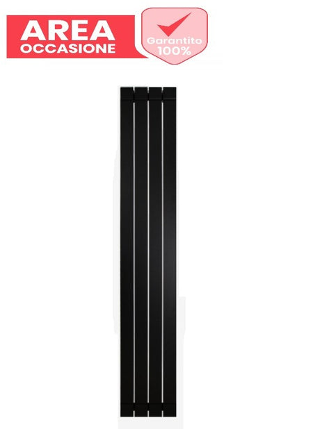 fondital area occasioni 3076 radiatore in alluminio fondital garda s90 da 3 a 6 elementi con interasse 2000 mm black coffee 4 elementi