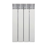 fondital radiatore in alluminio fondital exclusivo d3 da 3 a 14 elementi con interasse 600 mm