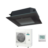 fujitsu condizionatore a cassetta fujitsu kr eco circular flow black 54000 btu auxg54krlb monofase r 32 wi fi optional con griglia e filocomando