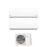 fujitsu condizionatore dual split fujitsu kj white 712 con aoeg18kbca2 r 32 wi fi integrato