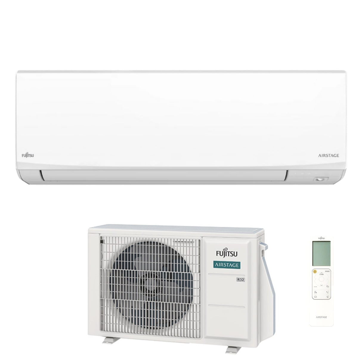 fujitsu condizionatore fujitsu kj white 12000 btu aseh12kjcal r 32 wi fi integrato