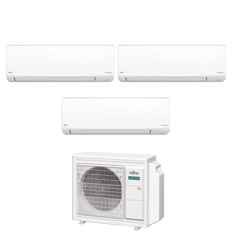 fujitsu condizionatore trial split fujitsu kj white 9912 con aoeg18kbca3 r 32 wi fi integrato
