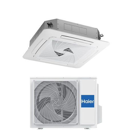 haier condizionatore a cassetta haier 36000 btu ab105s2sr1fah trifase r 32 wi fi integrato con pannello