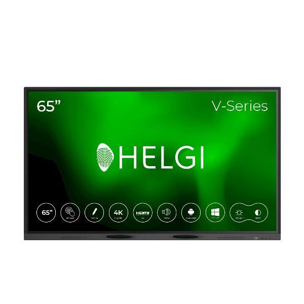 helgi monitor interattivo smart 65 lcd 16 9 video 4k uhd 60 hz 8ms 3 hdmi 3 usb hv6530 nhost staffa inclusa 38201