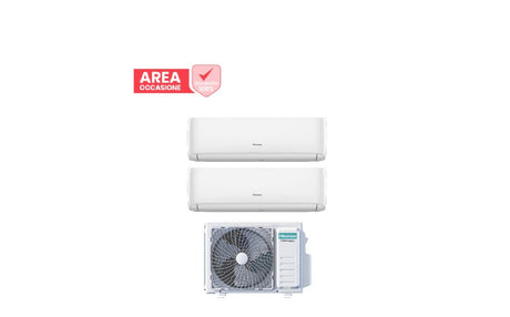 hisense area occasioni 2864 condizionatore dual split hisense hi comfort 99 con 2amw42u4rgc r 32 wi fi integrato
