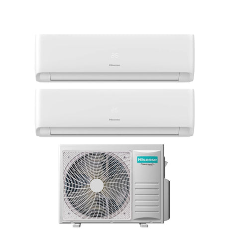 hisense climatizzatore condizionatore hisense dual split inverter serie ecosense 918 con 3amw72u4rjc r 32 wi fi integrato 900018000