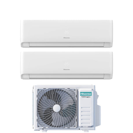 hisense climatizzatore condizionatore hisense dual split inverter serie ecosense 99 con 2amw35u4rgc r 32 wi fi integrato 90009000
