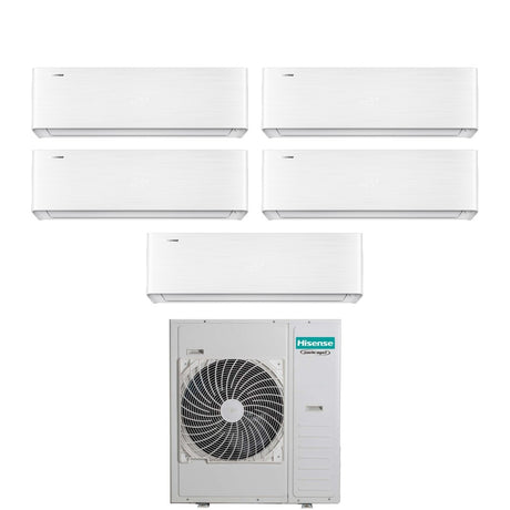 hisense climatizzatore condizionatore hisense penta split inverter serie energy pro x 999912 con 5amw105u4rqc r 32 wi fi integrato 9000900090001200012000