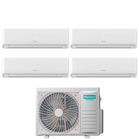 hisense climatizzatore condizionatore hisense quadri split inverter serie ecosense 99912 con 4amw81u4rjc r 32 wi fi integrato 90009000900012000