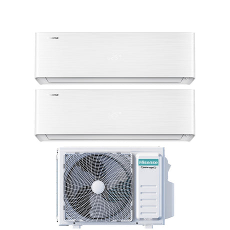 hisense condizionatore hisense dual split inverter serie energy pro x 1218 con 3amw72u4rjc r 32 wi fi integrato