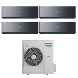 hisense condizionatore hisense quadri split inverter serie energy pro x black 99912 con 5amw105u4rqc r 32 wi fi integrato