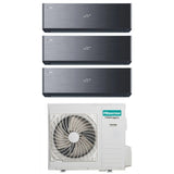 hisense condizionatore hisense trial split energy pro x black 91818 con 5amw105u4rqc r 32 wi fi integrato