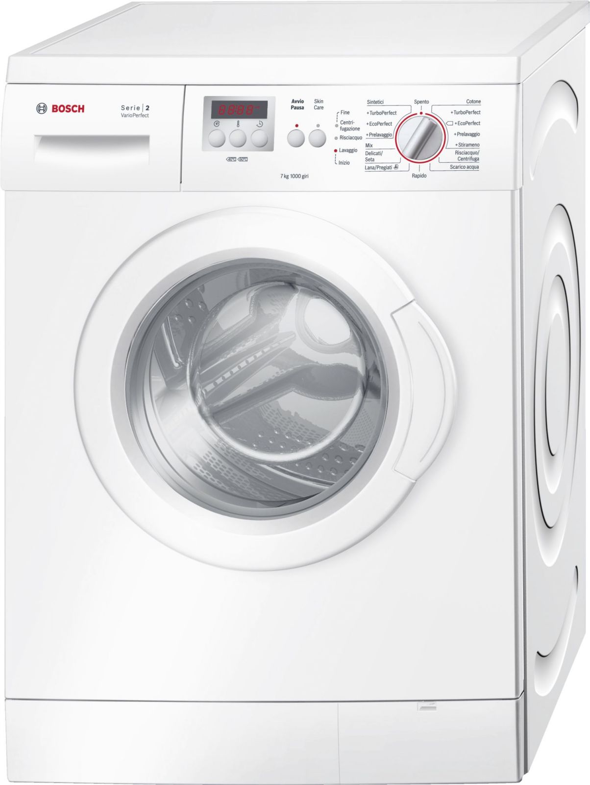 indesit lavatrice carico frontale bosch 7 kg wae20260ii 1000 giri a