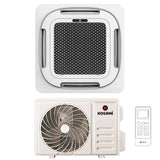 kosami condizionatore a cassetta kosami 48000 btu trifase r 32 wi fi integrato con griglia e telecomando