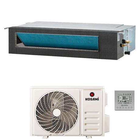kosami condizionatore canalizzato kosami 60000 btu trifase r 32 wi fi integrato con comando a filo