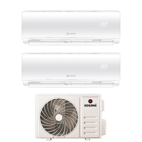 kosami condizionatore dual split kosami paros white 912 con 18 2 r 32 wi fi integrato