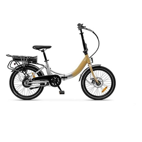 lancia bicicletta elettrica lancia ypsilon brio e bike 36v 250w oro e argento ln bi 220004 ean 8052679455881