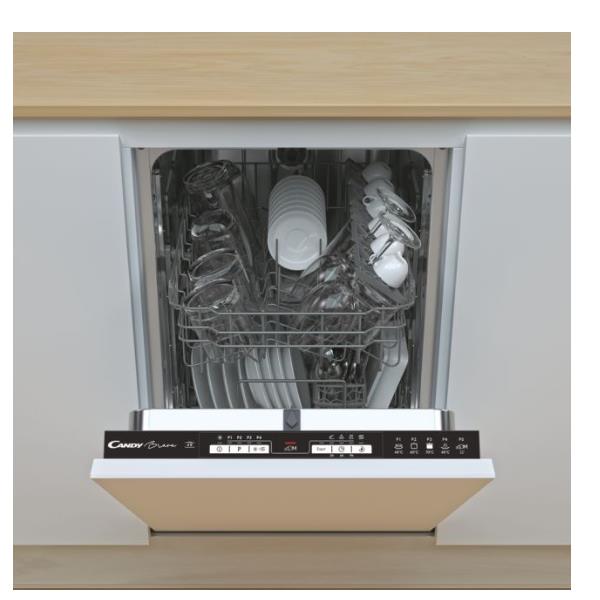 lavastoviglie da incasso candy brava cdih 1l949 slim coperti 9 a+ pre2020 classe f a81 6xl44 8xp55 5 wifi + bluetooth