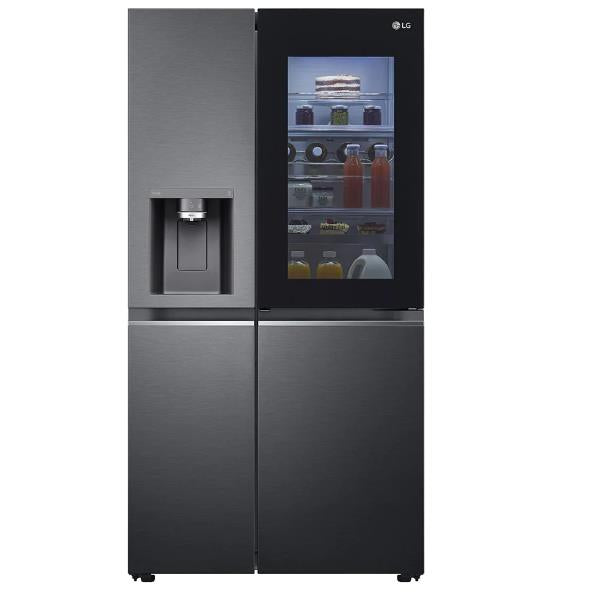 lg frigorifero side by side lg gsxv91mcae 635 litri classe e a179xl913xp735 wi fi con smartthinq nero ean 8806091270320