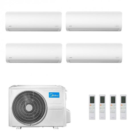 midea condizionatore midea quadri split inverter serie xtreme pro green 9000120001200018000 btu con m4o 36 r 32 wi fi integrato