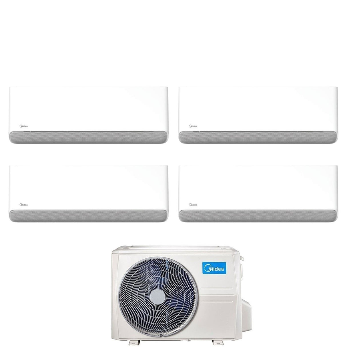 midea condizionatore quadri split midea breezeless e 9999 con m4oe 28hfn8 q r 32 wi fi integrato