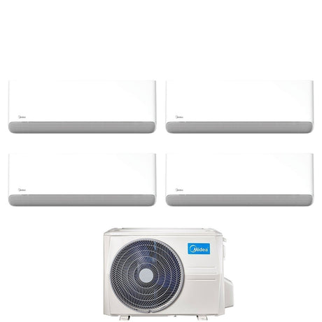 midea condizionatore quadri split midea breezeless e 9999 con m4oe 28hfn8 q r 32 wi fi integrato