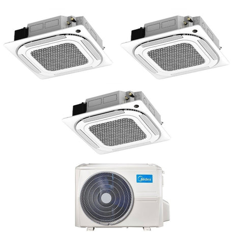 midea condizionatore trial split a cassetta midea 999 con m3oa 27hfn8 q r 32 wi fi optional con telecomando e griglia