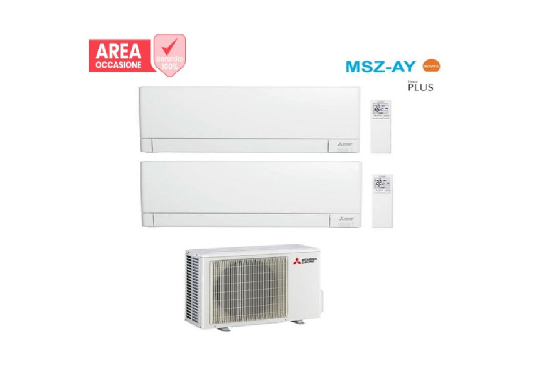 mitsubishi electric area occasioni 2575 unita esterna mitsubishi electric motore multisplit 2f53vf dual split r 32