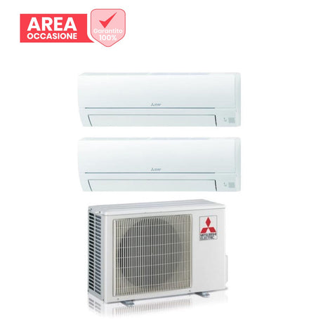 mitsubishi electric area occasioni climatizzatore condizionatore mitsubishi electric dual split inverter serie smart msz hr 912 con mxz 2ha50vf r 32 wi fi optional 900012000
