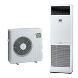 mitsubishi electric climatizzatore condizionatore mitsubishi electric inverter a colonna 36000 btu psa m100ka puz m100vka monofase con comando incluso r 32 wi fi optional classe aa