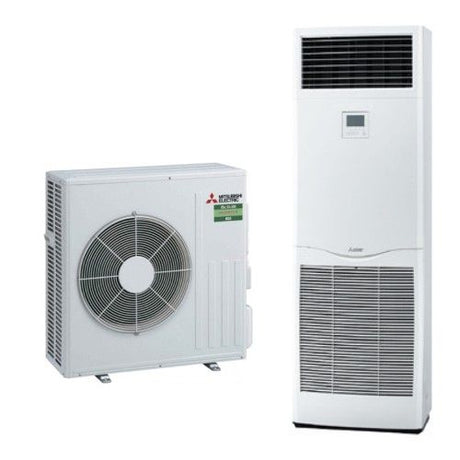 mitsubishi electric climatizzatore condizionatore mitsubishi electric inverter a colonna 36000 btu psa m100ka puz m100vka monofase con comando incluso r 32 wi fi optional classe aa