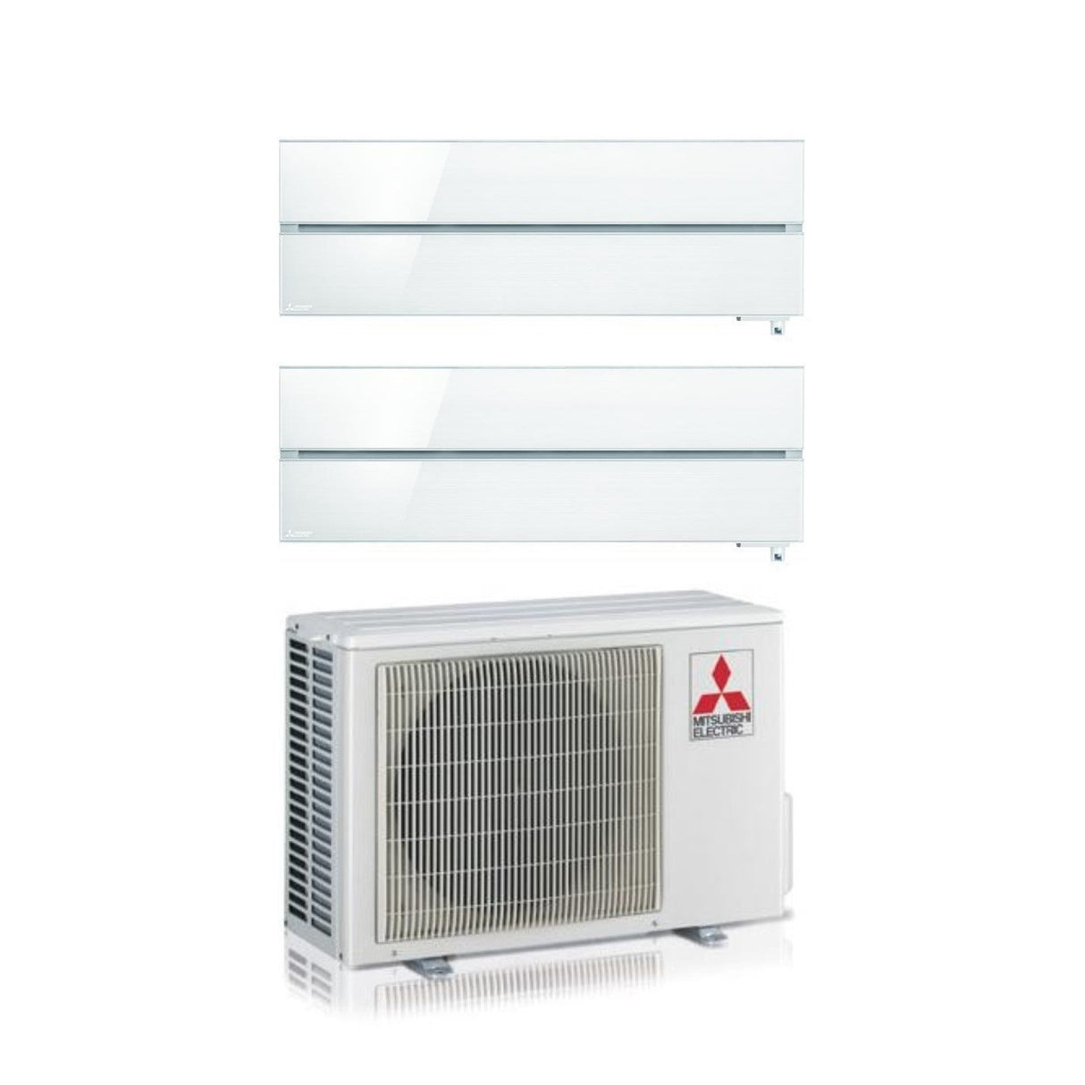 mitsubishi electric condizionatore dual split mitsubishi electric kirigamine style msz ln 918 con mxz 3f68vf pearl white r 32 wi fi integrato