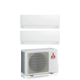 mitsubishi electric condizionatore dual split mitsubishi electric msz ay 712 con mxz 2f53vf r 32 wi fi integrato